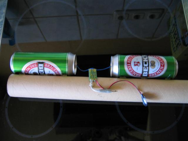 Reception techniques: An B3CKS beer can VLF - Antenna